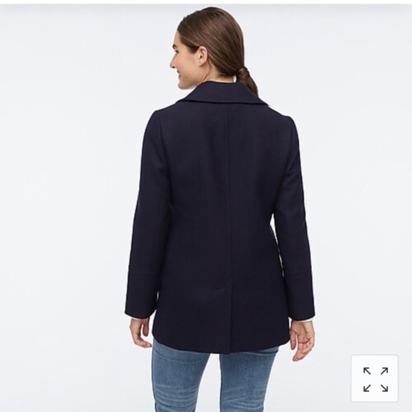 J. Crew gray wool peacoat - Picture 5 of 8